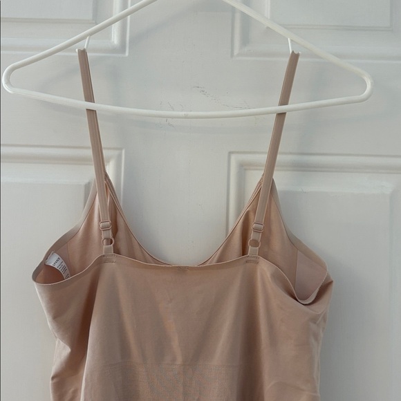 Spanx oncore bodysuit shorts girdle tan adjustable straps sz 1X - Picture 5 of 7